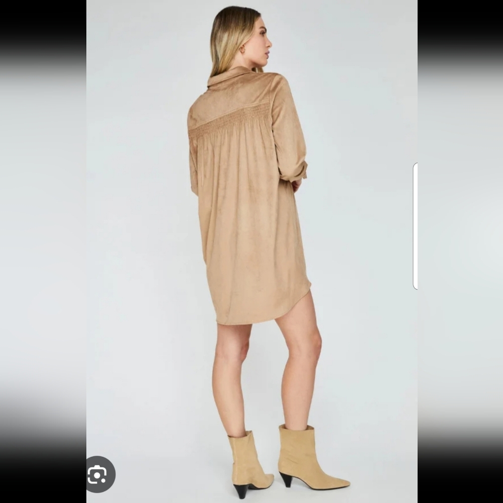 Gentle Fawn Holly Shirt Dress/lightweight Shacket Sz S